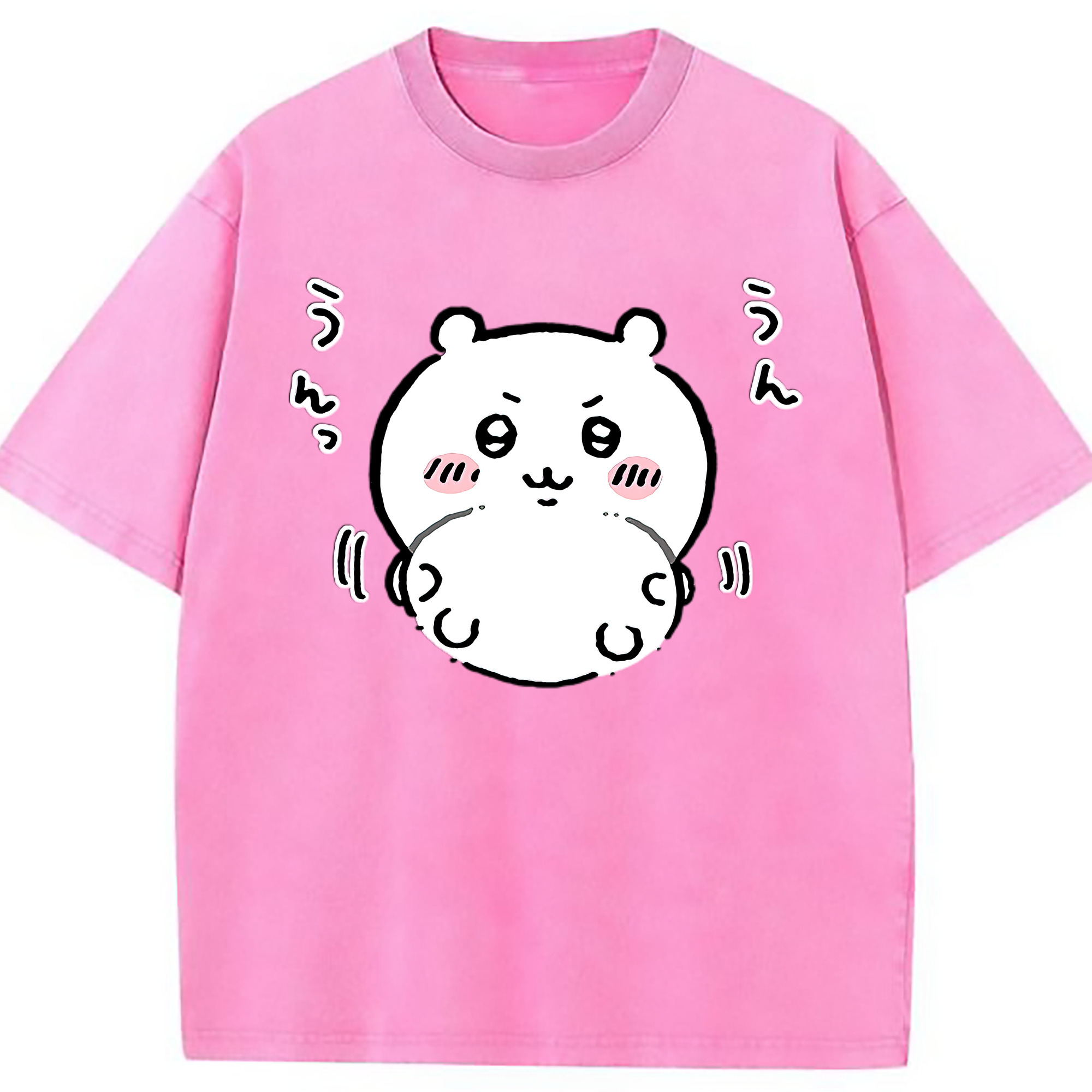 （画像用） ちいかわ ちいかわ Chii-kawa chiikawa 綿100% ヴィンテージ風 半袖Tシャツ（フロントプリント）